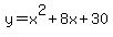 y=x%5E2%2B8x%2B30