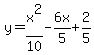 y=x%5E2%2F10-6x%2F5%2B2%2F5