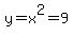 y=x%5E2=9