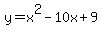 y=x%5E2-10x%2B9