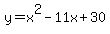 y=x%5E2-11x%2B30