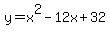 y=x%5E2-12x%2B32