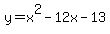 y=x%5E2-12x-13