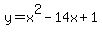 y=x%5E2-14x%2B1
