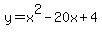 y=x%5E2-20x%2B4