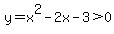 y=x%5E2-2x-3%3E0