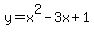 y=x%5E2-3x%2B1