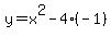 y=x%5E2-4%2A%28-1%29