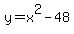 y=x%5E2-48