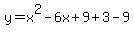 y=x%5E2-6x%2B9%2B3-9