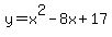 y=x%5E2-8x%2B17