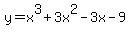 y=x%5E3%2B3x%5E2-3x-9
