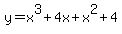 y=x%5E3%2B4x%2Bx%5E2%2B4