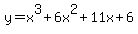 y=x%5E3%2B6x%5E2%2B11x%2B6