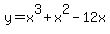 y=x%5E3%2Bx%5E2-12x