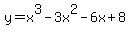 y=x%5E3-3x%5E2-6x%2B8