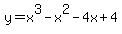 y=x%5E3-x%5E2-4x%2B4
