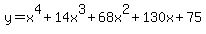 y=x%5E4%2B14x%5E3%2B68x%5E2%2B130x%2B75