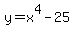 y=x%5E4-25