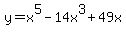y=x%5E5-14x%5E3%2B49x
