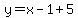 y=x-1%2B5