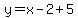 y=x-2%2B5