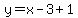 y=x-3%2B1