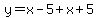 y=x-5%2Bx%2B5