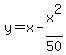 y=x-x%5E2%2F50