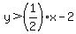 y%3E%281%2F2%29x-2
