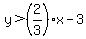 y%3E%282%2F3%29x-3