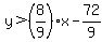 y%3E%288%2F9%29x-72%2F9