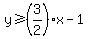 y%3E=%283%2F2%29x-1+