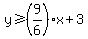 y%3E=%289%2F6%29x%2B3