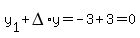 y%5B1%5D%2BDELTA%2Ay=-3%2B3=0