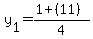 y%5B1%5D=%281+%2B+%2811+%29%29+%2F+4
