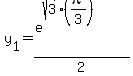 y%5B1%5D=%28e%5E%28sqrt%283%29%28pi%2F3%29%29%29%2F2