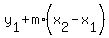 y%5B1%5D+%2B+m%2A%28x%5B2%5D-x%5B1%5D%29%7D%29