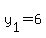 y%5B1%5D+=+6