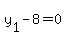 y%5B1%5D-8=0