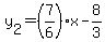 y%5B2%5D=%287%2F6%29x-8%2F3
