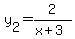 y%5B2%5D=+2%2F%28x%2B3%29