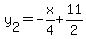 y%5B2%5D=-x%2F4%2B11%2F2