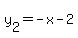 y%5B2%5D=-x-2