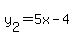 y%5B2%5D=5x-4