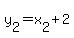 y%5B2%5D=x%5B2%5D%2B2