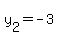 y%5B2%5D+=+-+3