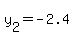 y%5B2%5D+=+-2.4