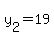y%5B2%5D+=+19