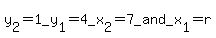y%5B2%5D+=+1_y%5B1%5D+=+4_x%5B2%5D+=+7_and_x%5B1%5D+=+r